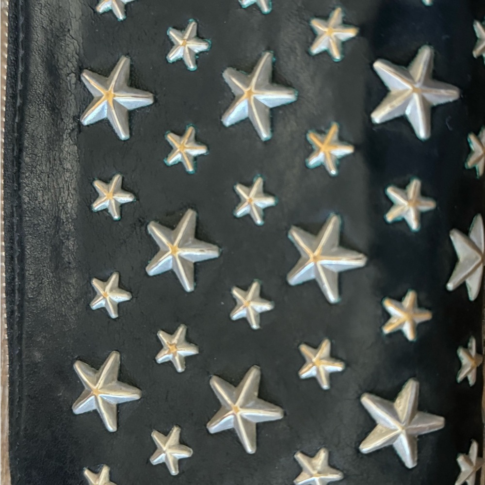 Auth Jimmy Choo Filipa star studded long wallet - Picture 5 of 11